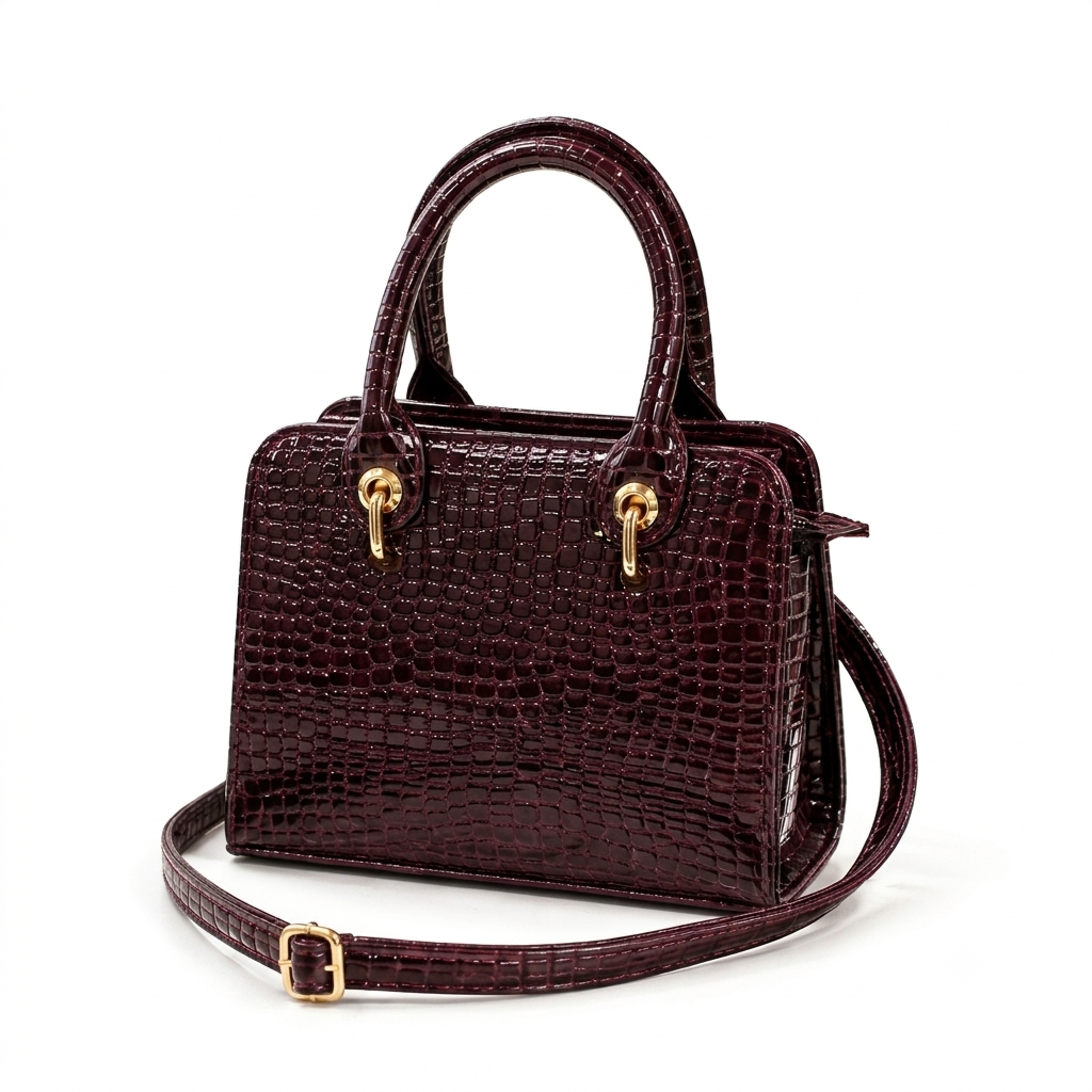 New Crocodile Designer Shoulder Bag for Girls | Premium Medium Shoulder Bag | Elegant Crocodile Texture | Pinkorra