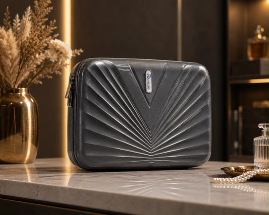 Pinkorra Ricardo Beauty Box | Hard Shell Case | Inside Net Pocket | Trolley Support | 4 Colors