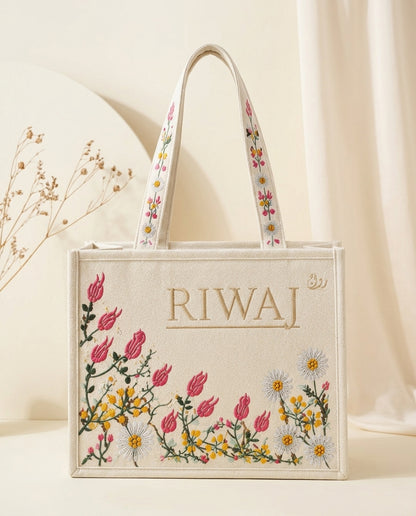 Riwaj Big Size Printed Tote Bag for Women