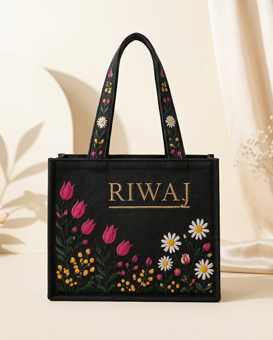 Riwaj Big Size Printed Tote Bag for Women