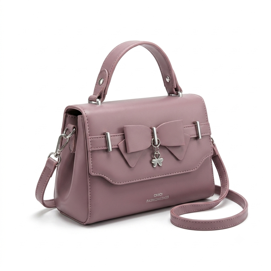 Imported Cross Body Bag for Girls | Premium Medium Crossbody Bag with Unique Handle | Pinkorra