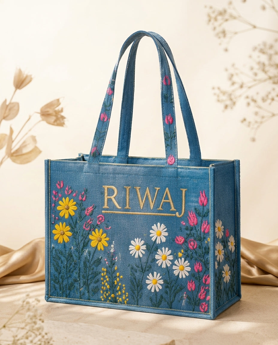 Riwaj Big Size Printed Tote Bag for Women