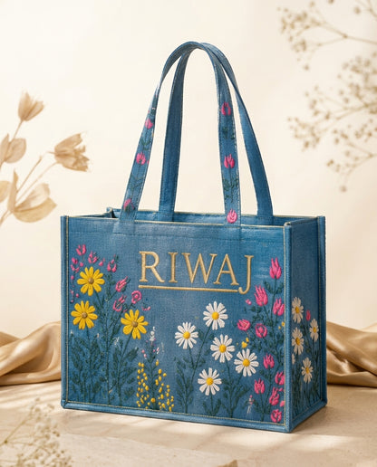 Riwaj Big Size Printed Tote Bag for Women