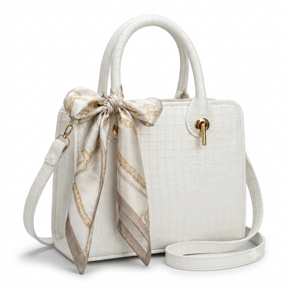 New Crocodile Designer Shoulder Bag for Girls | Premium Medium Shoulder Bag | Elegant Crocodile Texture | Pinkorra