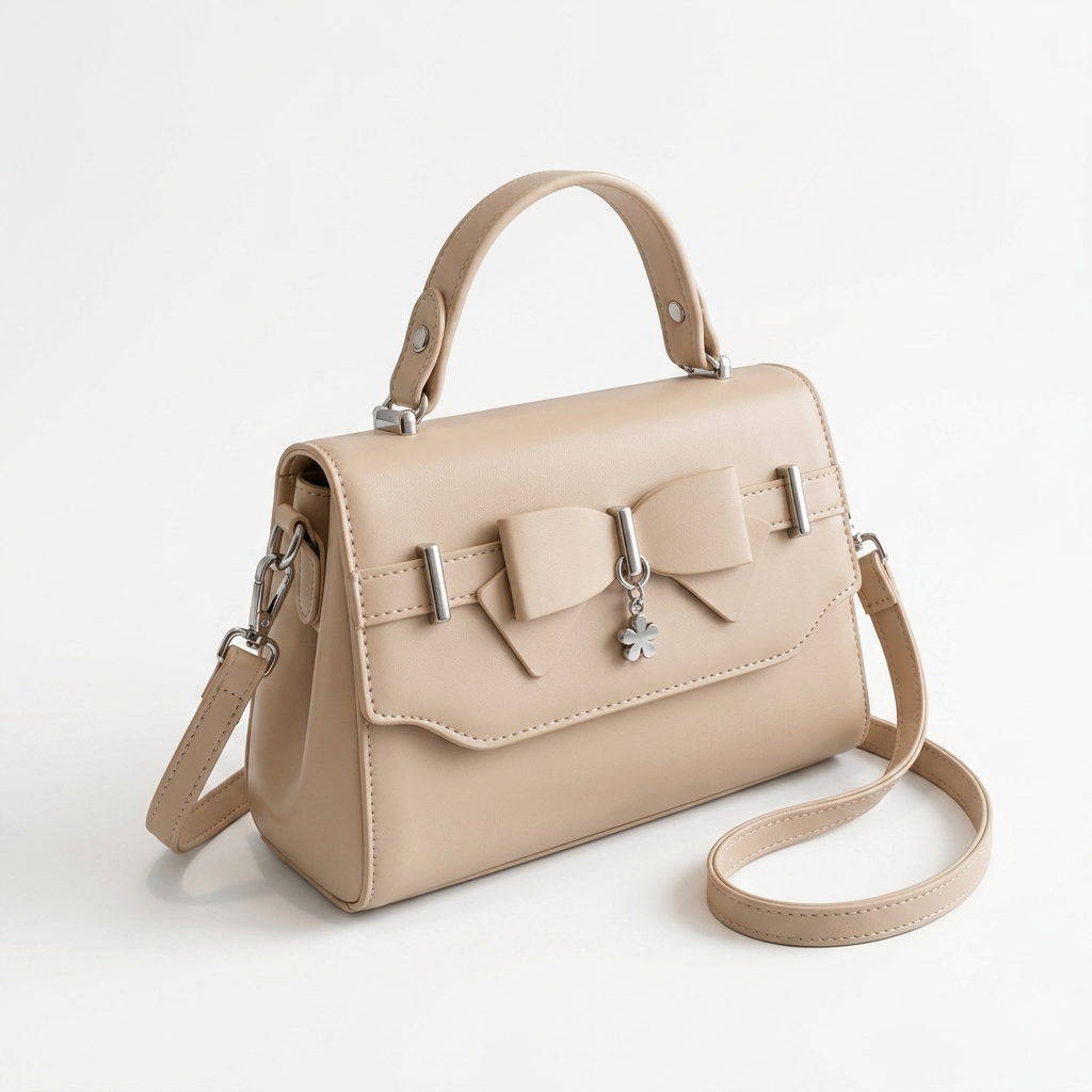 Imported Cross Body Bag for Girls | Premium Medium Crossbody Bag with Unique Handle | Pinkorra
