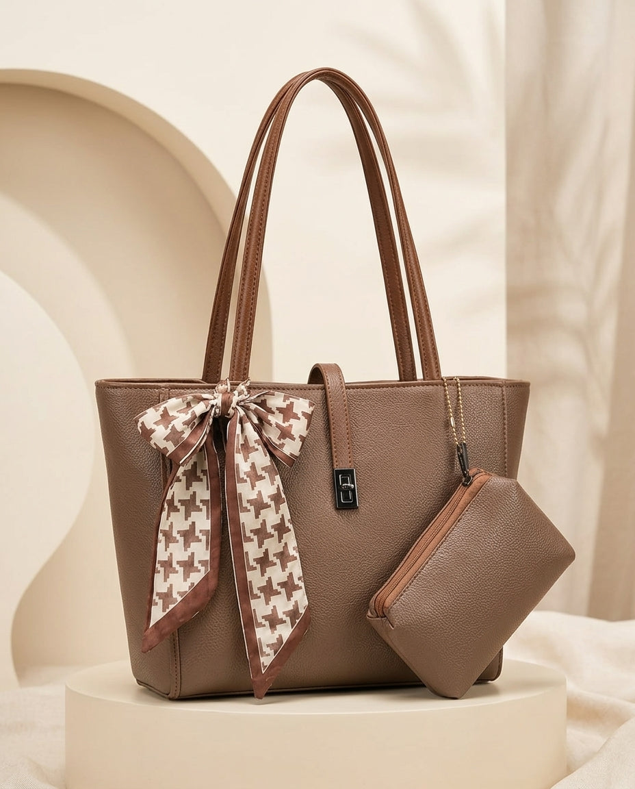 Big Size 2 Pcs Tote Bag Set for Girls – Unique Design