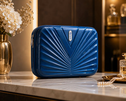 Pinkorra Ricardo Beauty Box | Hard Shell Case | Inside Net Pocket | Trolley Support | 4 Colors