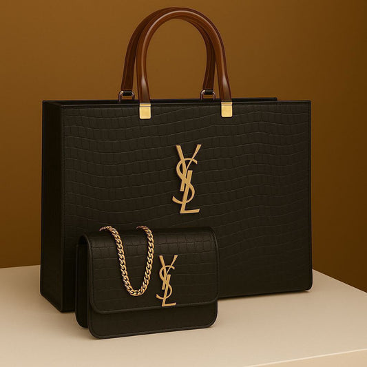 Luxury Designer Handbag & Crossbody Bag Combo for Women | Premium 2-Piece Bag Set | Pinkorra