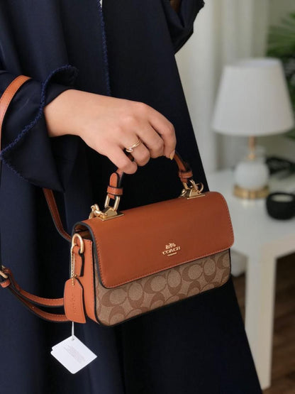 Pinkorra | Coach Mini Josie Top Handle Bag | Brand Accessories Included | Premium Quality