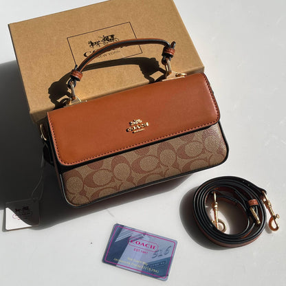 Pinkorra | Coach Mini Josie Top Handle Bag | Brand Accessories Included | Premium Quality