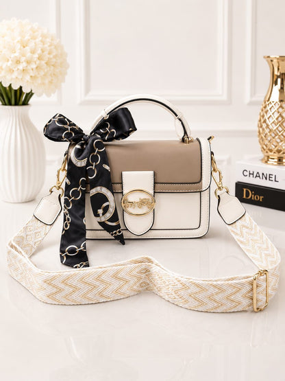 Pinkorra Imported Crossbody Bag for Women | Printed Strap | Premium Quality | 6 Colors | Band Bag Packing