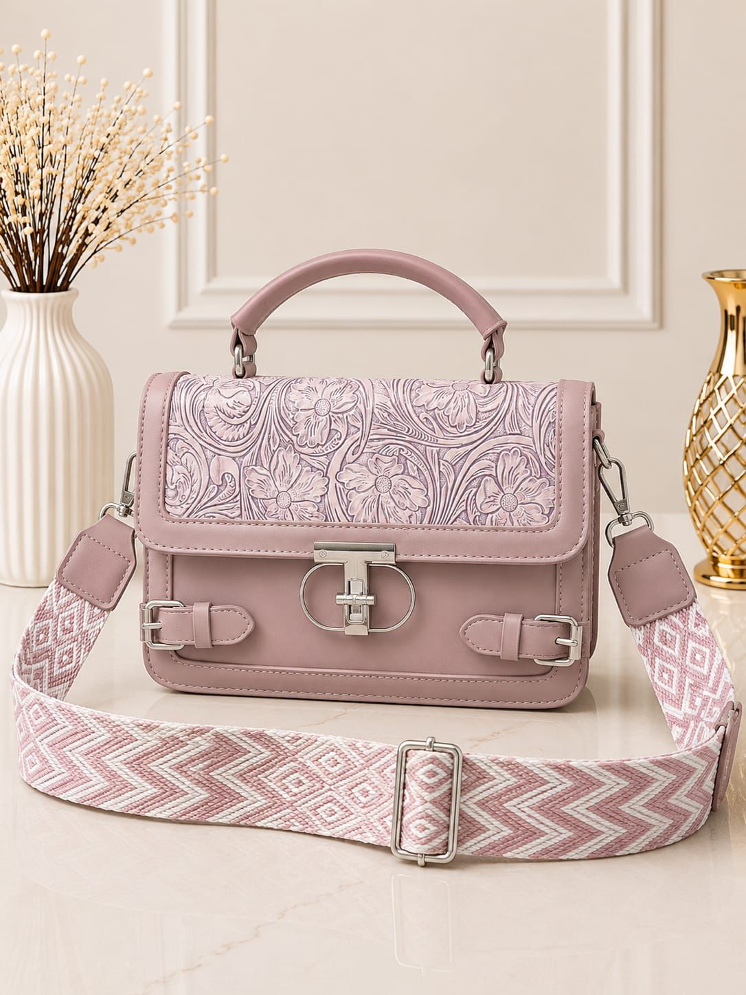 Pinkorra Imported Crossbody Bag for Women | Premium Quality | 5 Colors | Dust Bag Included