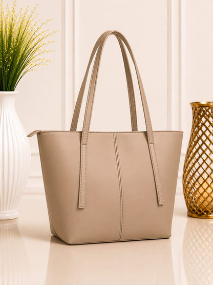 Pinkorra Minimalist Luxury Tote Bag | Master Quality  Premium Leather | Inside Pocket | 6 Colors