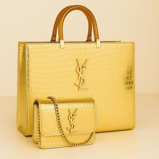 Luxury Designer Handbag & Crossbody Bag Combo for Women | Premium 2-Piece Bag Set | Pinkorra