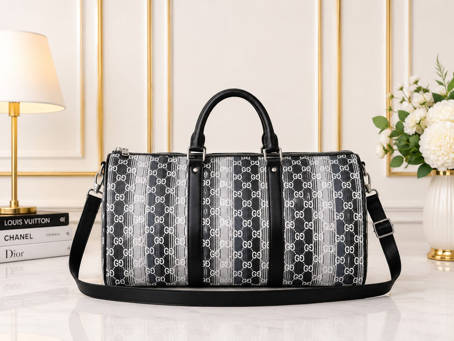 Premium Travel Duffle Bag for Women | Luxury Weekender & Gym Bag | Carry-On Travel Bag | Pinkorra