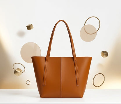 Luxury Minimalist Leather Tote | 6 Colors