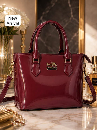 Stylish Women's Handbag with Long Strap & Zipper